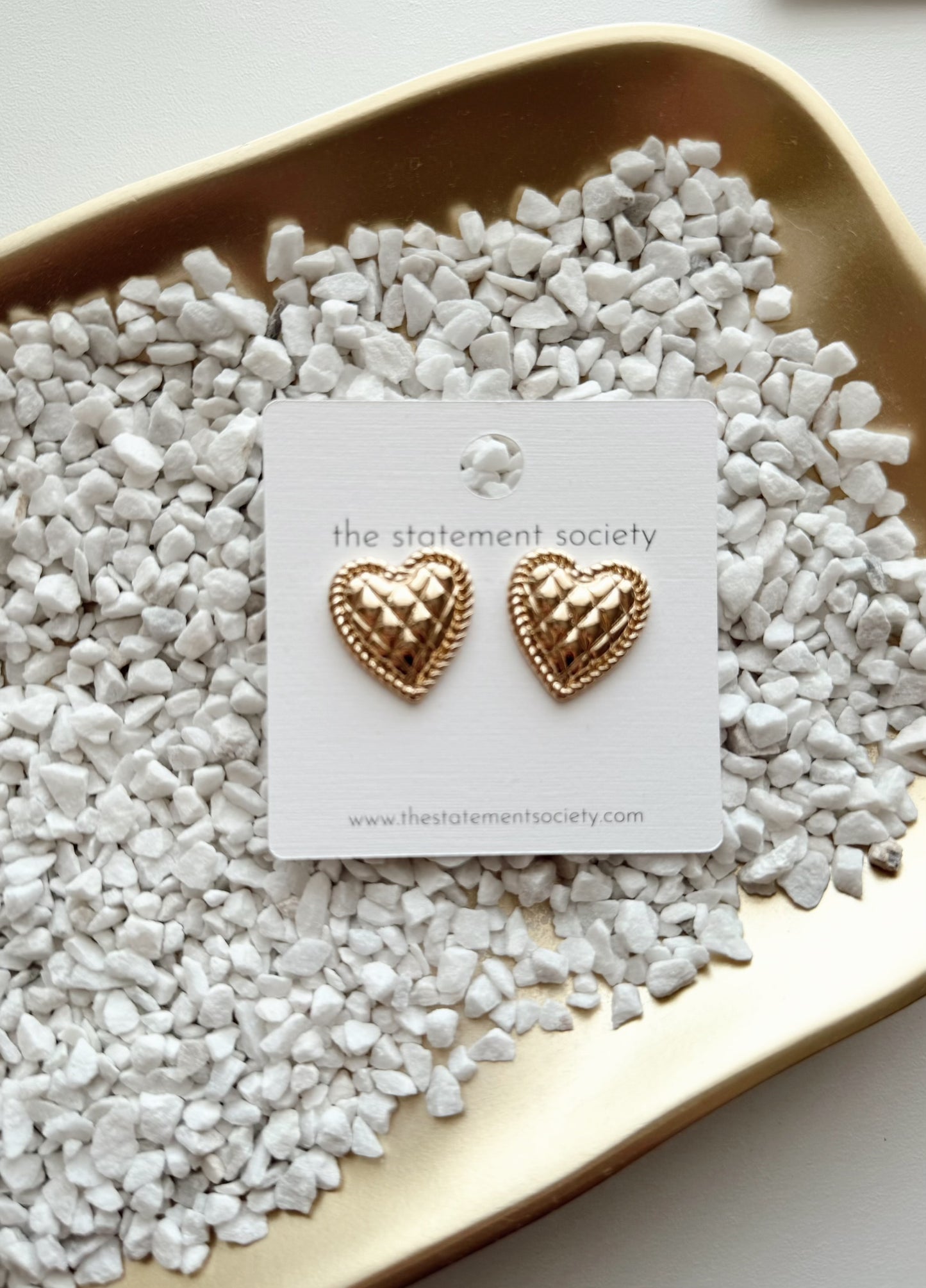 Stud Heart Earrings