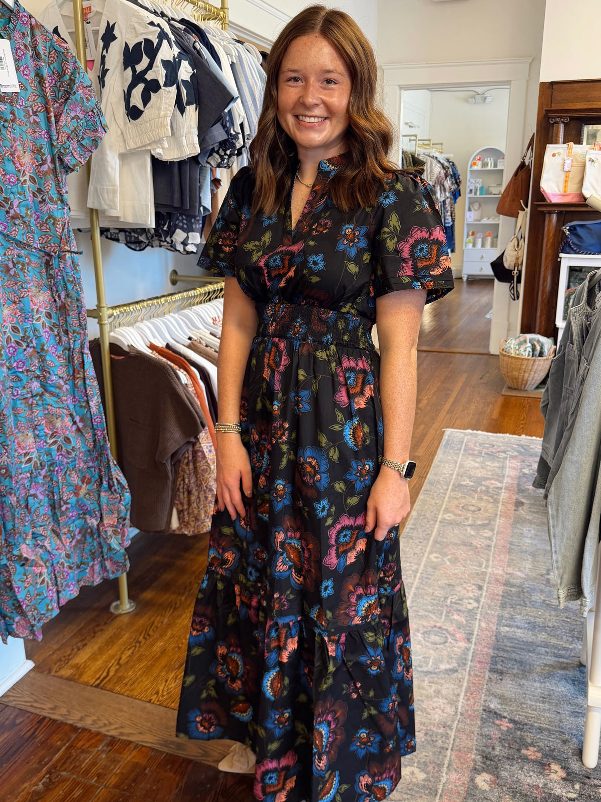Duna Floral Maxi Dress