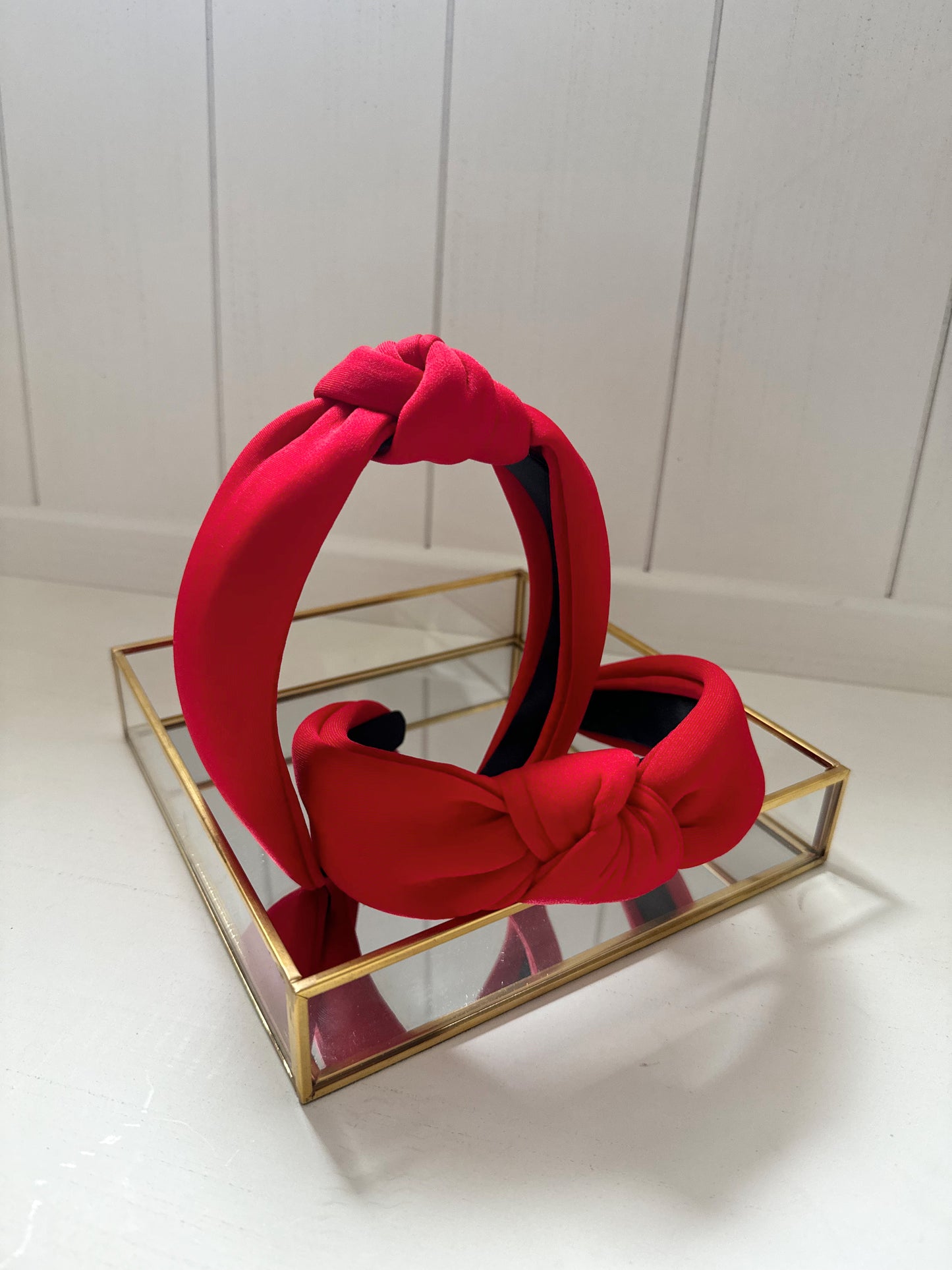 Red Knotted Headband