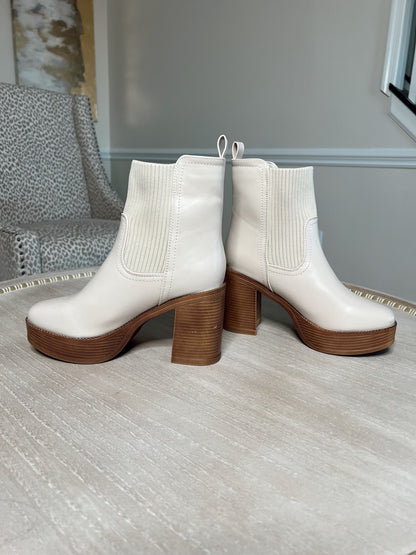 Reagan Cream Bootie