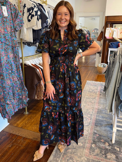 Duna Floral Maxi Dress