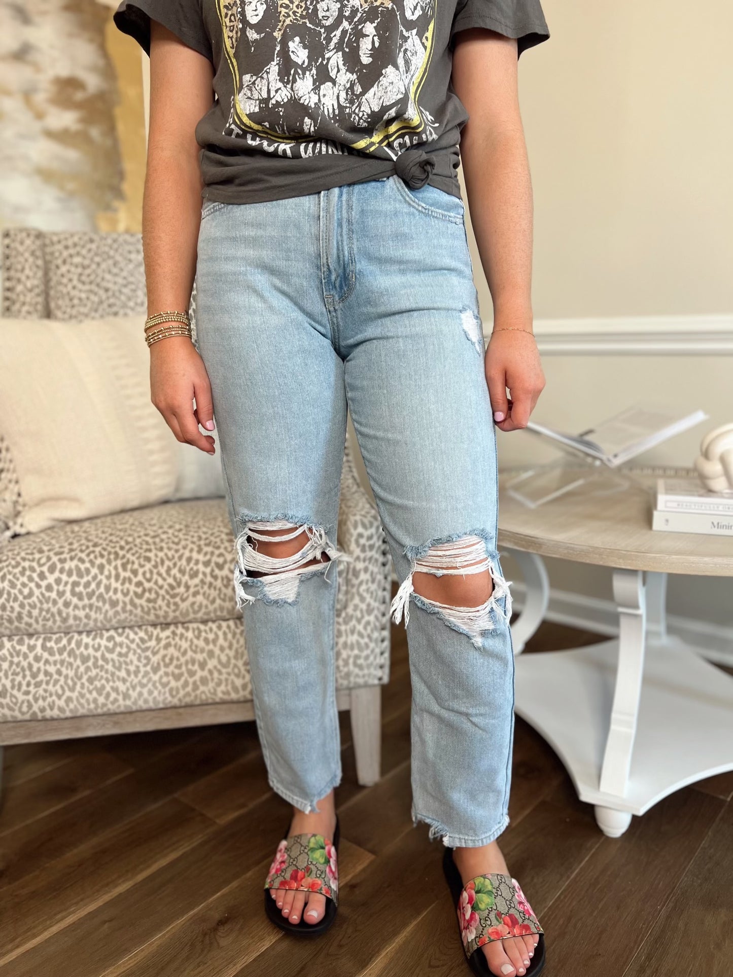 June Distressed Jeans